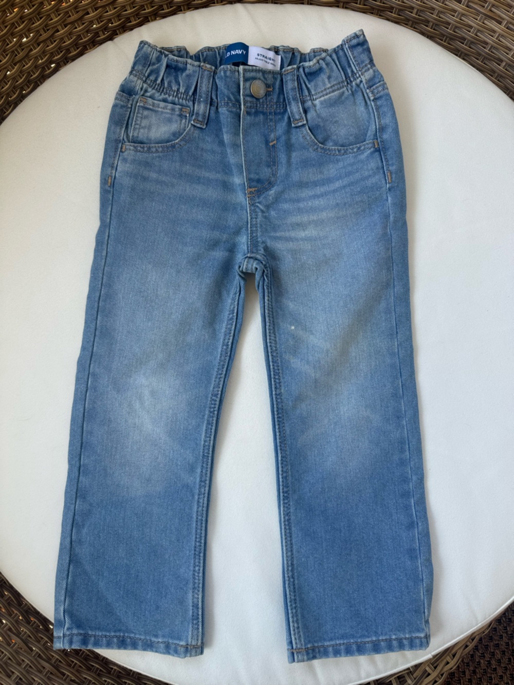Old Navy Blue Straight Denim Jeans 3T